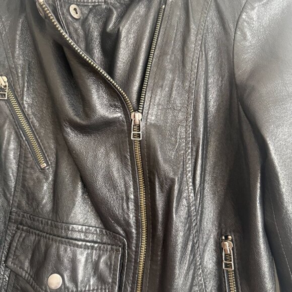 Victoria's Secret Rezrekshn by Esther Chen | Vintage 00's Era Leather Jacket XS - Picture 6 of 16